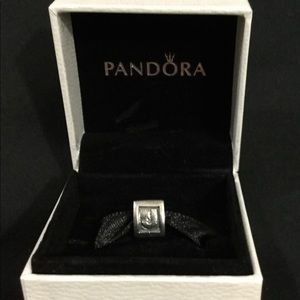 Authentic pandora letter J charm